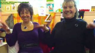 Miss Chidgey and Miss Needle Do Phonics hand actions [upl. by Yennor67]