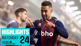 Resumen de SD Eibar vs CD Mirandés 10 [upl. by Retrak]