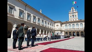 Incontro del Presidente Mattarella con i Reali dei Paesi Bassi [upl. by Girard]