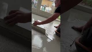 Vloer egaliseren met egaline  Hello Floor howto egaliseren diy [upl. by Dar]