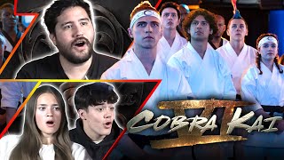 Cobra Kai Season 6 PART 2  TRAILER REACTION [upl. by Atikir]