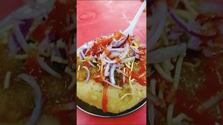 Thunka Puri  Raaj Kachori indianstreetfood streetfood [upl. by Tess]