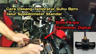 Pasang Adapter Tempratur Suhu Radiator Bpro Ninja RR [upl. by Iruahs163]