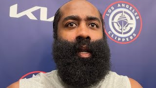 “Nah” James Harden On Paul George Russell Westbrook Leaving Clippers [upl. by Canica]