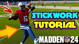 FULL MADDEN 24 STICK WORK TUTORIAL LEARN HOW TO STOP AND GO [upl. by Gilleod]