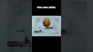 Water colour painting youtubeshorts forbeginners 🎨 [upl. by Rosenblast]