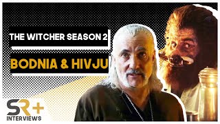 Kristofer Hivju amp Kim Bodnia Interview The Witcher Season 2 [upl. by Schluter]