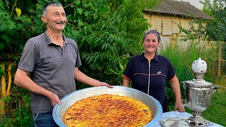 Rural Village Cooking AZERBAIJANI BAKLAVA  Outdoor Cooking [upl. by Millford]