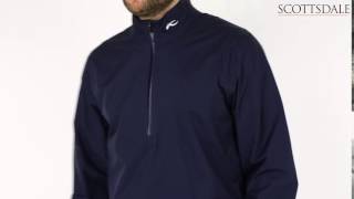 KJUS Dexter Half Zip Packable Golf Waterproof Atlanta Blue [upl. by Aehs]