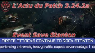 FR Star Citizen lActu du Patch 3242 et des Autres Aussi [upl. by Willet]