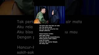 Lirik Lagu Tak Perlu Kata Maaf Dan Air Mata AKU TETAP CINTA  REPVBLIK Hancur Hancur Cintaku Cover [upl. by Eilah]