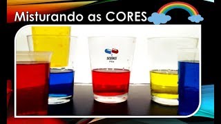 Experiência Cores Primárias e misturas [upl. by Aschim873]