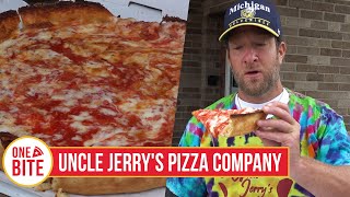 Barstool Pizza Review  Uncle Jerrys Pizza Company Cary IL [upl. by Lanrev]