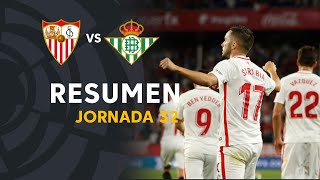 Resumen de Sevilla FC vs Real Betis 32 [upl. by Darmit]