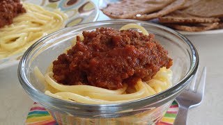 DELICIOSA SALSA BOLOGNESE  comida para niños Hecho x Mama [upl. by Oona]