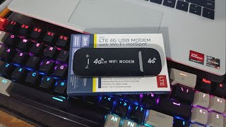 Unboxing dan Review WIFI Modem 4G LTE Dongle [upl. by Annoda]