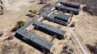 Abandoned Remains Northville Psychiatric Hospital Drone Footage Michigan [upl. by Aidile199]