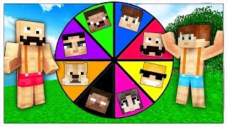 LA RUOTA DELLA FORTUNA DEGLI YOUTUBERS  Minecraft ITA [upl. by Aniluap]