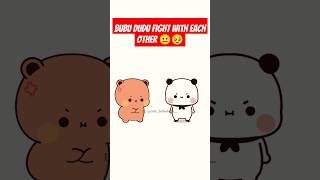 After fighting bubu and dudu be like 😕😊shorts cartoon cute milkmocha bubududu animation [upl. by Colan]