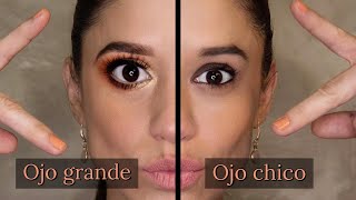 Cómo agrandar los ojos con maquillaje  AndreaNMakeup [upl. by Dwane953]