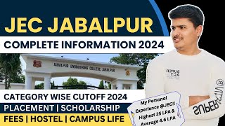 jec jabalpur review 2024  jec jabalpur cutoff placement campus life  jee main 2024  mp dte 2024 [upl. by Attennek]