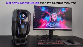 MSI Optix MPG321URQD eSports Gaming Monitor  Taking Your Gaming Experience to a Whole New Level [upl. by Okiek]