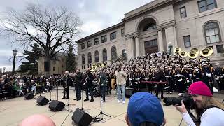 20241116 ND Marching Band Concert on the Steps 4 with the band Chicago [upl. by Enellij]