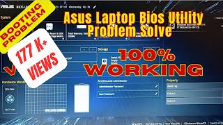 Asus Laptop Bios Utility Problem Solve  EZ mode problem Solve [upl. by End]