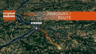 Parcours  Route  Étape 2  Stage 2  Critérium du Dauphiné 2020 [upl. by Nnewg]