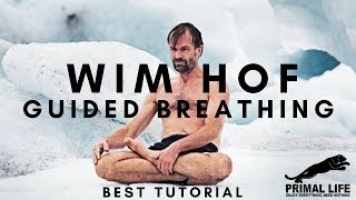 The Best Wim Hof Guided Breathing Video  3 Rounds with onscreen timer [upl. by Orelie751]