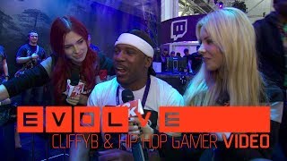 Evolve  CliffyB and Hip Hop Gamer play Evolve at PAX East 2014 [upl. by Heurlin]