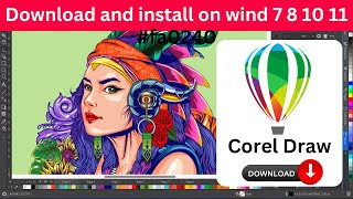 How to Download and install CorelDraw in windows 10  CorelDraw Download and install kaise kare [upl. by Eynenihc]