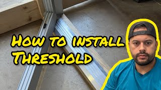 How To Install A Commercial Storefront Door Threshold  Door Closers USA [upl. by Sinnaiy]