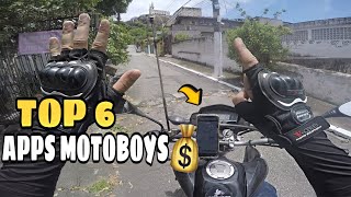 🔴OS 6 MELHORES APLICATIVOS PARA MOTOBOYS E ENTREGADORES 2024 [upl. by Anitsud]