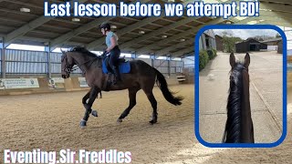 Dressage lesson Vlog  back to Writtle for some training [upl. by Tiffy]