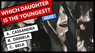 Dimitrescu Daughters QUIZ  Resident Evil 8 Village [upl. by Chil601]