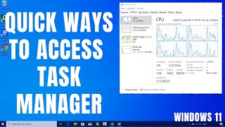 5 Ways to Open Task Manager in Windows 1011 [upl. by Lionello]