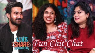 Sunaina Fun Interview with Santosh Sobhan and Faria Abdullah  Like Share amp Subscribe  Manastars [upl. by Jauch]