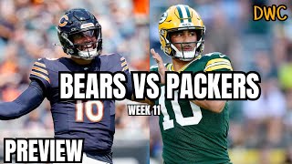 BEARS VS PACKERS PREVIEW  We Are in Shambles [upl. by Hareehahs]