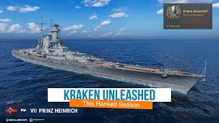 Warships 🏴‍☠️  Prinz Heinrich finds the Kraken worldofwarships wows [upl. by Norrv76]