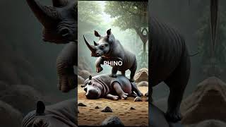 Hippo vs Rhino Who Wins [upl. by Lydie]