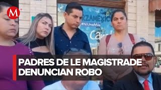 Detienen a dos por robo a casa de padres de le magistrade Ociel Baena en Saltillo [upl. by Prosperus]