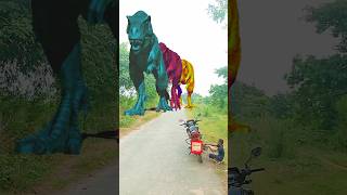 Big dinosaur chase trex chasing part 1095 shorts dinosaur youtube dinosaurs youtubeshorts [upl. by Reivax]