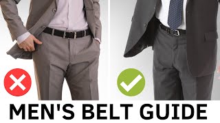 The Ultimate Mens Belt Guide  Size Material and Style [upl. by Clorinda]