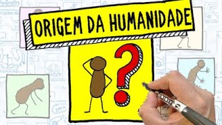 A EVOLUÇÃO HUMANA  História  Resumo Desenhado [upl. by Eusassilem894]