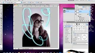 TUTORIAL Adobe Photoshop Light Painting [upl. by Nnylirret]