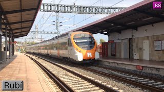 Rubí R8  Rodalies Barcelona  Renfe 253  Civia  447 [upl. by Nalloh]