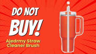 DONT BUY Ajedrmy Straw Cleaner Brush Before Watching THIS 10 Reasons [upl. by Asiole]