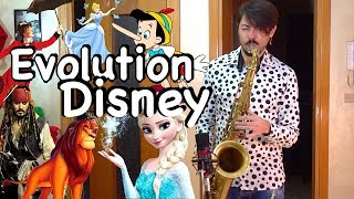 Evolution Disney Music on SAX 1937  2018 [upl. by Fredrick]