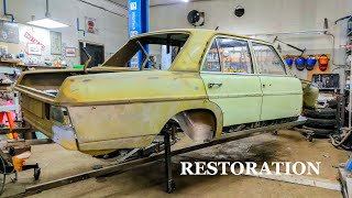 Restoration Old Mercedes w114 [upl. by Notsniw]